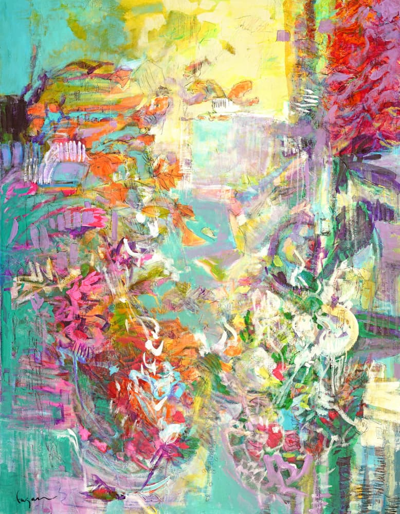 Among The Orchids by Dorothy Fagan — canvas wall art