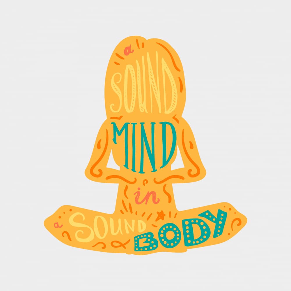 Sound Mind Sound Body by Marika Barsrsind — canvas wall art