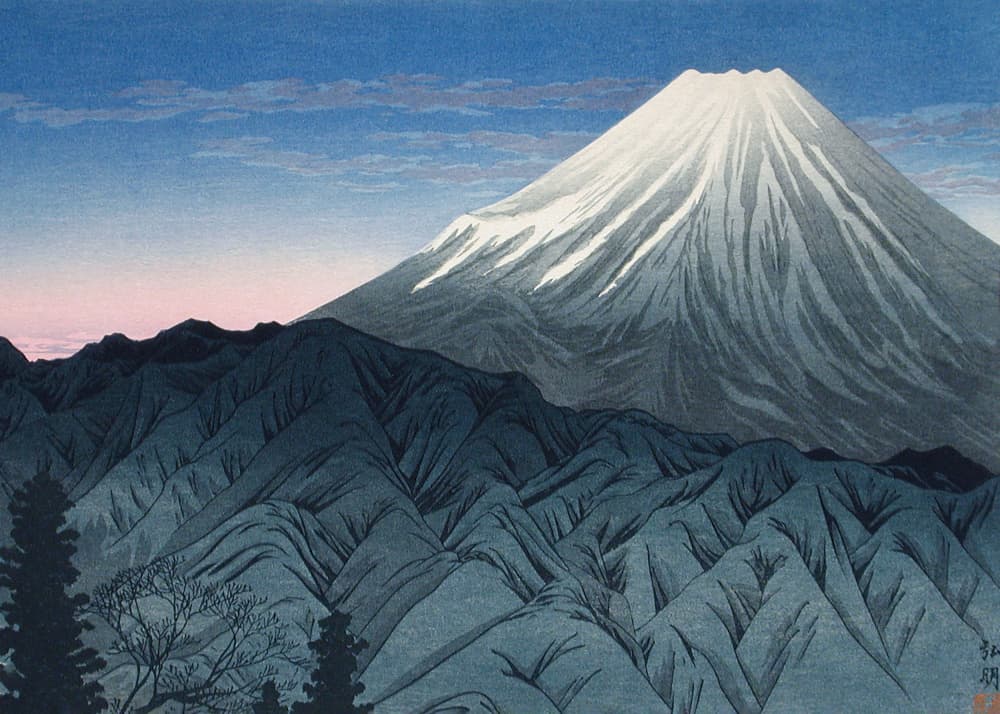 Mount Fuji From Hakone (1930) by Hiroaki Takahashi — canvas wall art