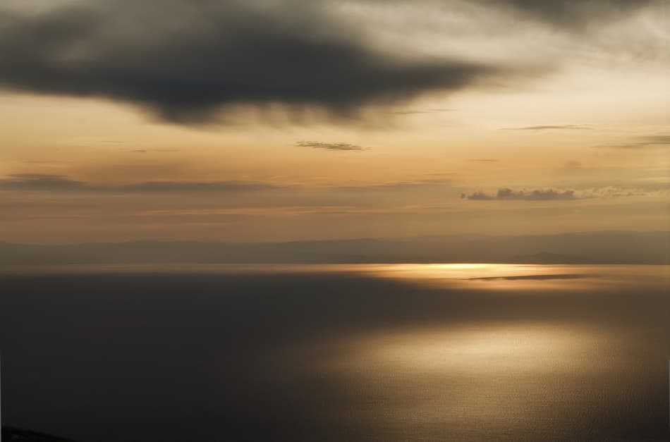 Golden Light Horizon by Przemyslaw Kruk — canvas wall art