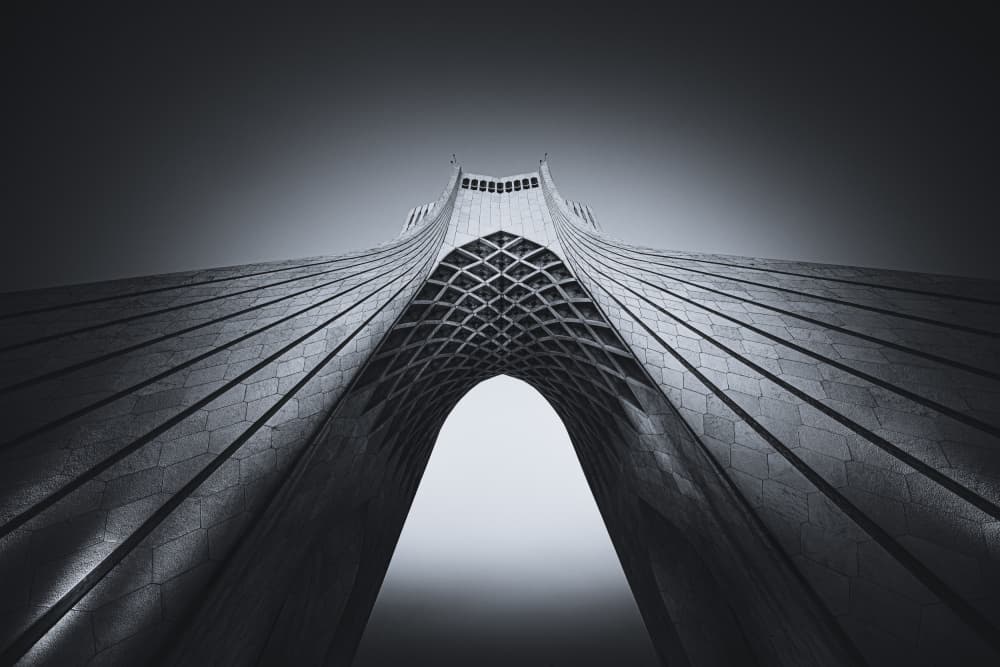 Azadi Tower Archway by Marco Tagliarino — canvas wall art