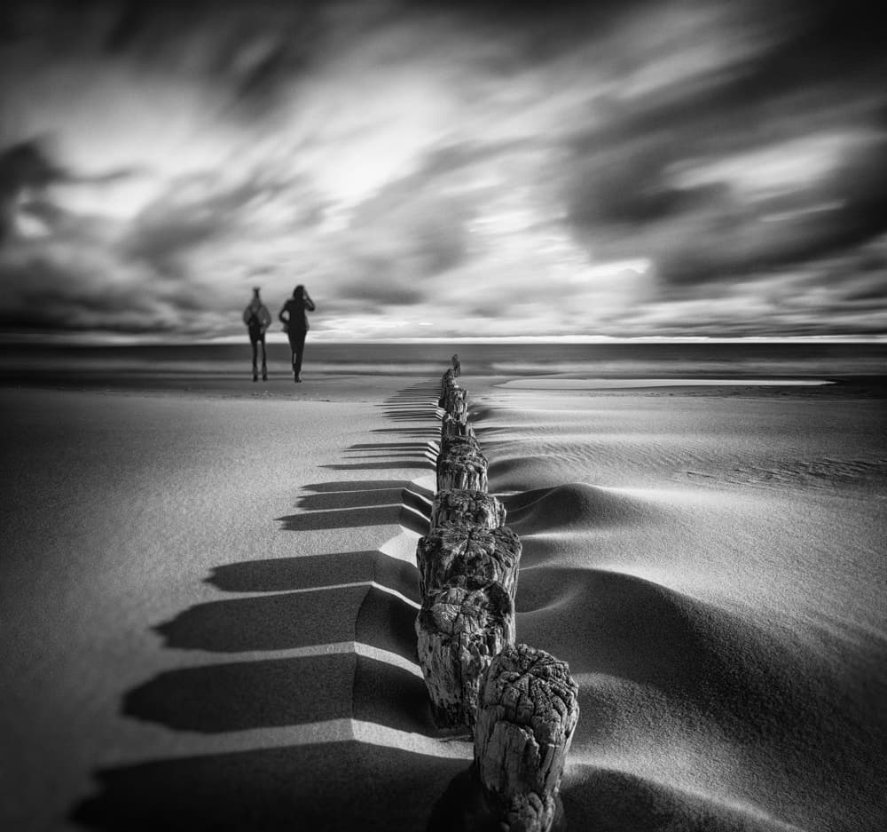 Dramatic Coastal Walk by Grzegorz Lewandowski — canvas wall art