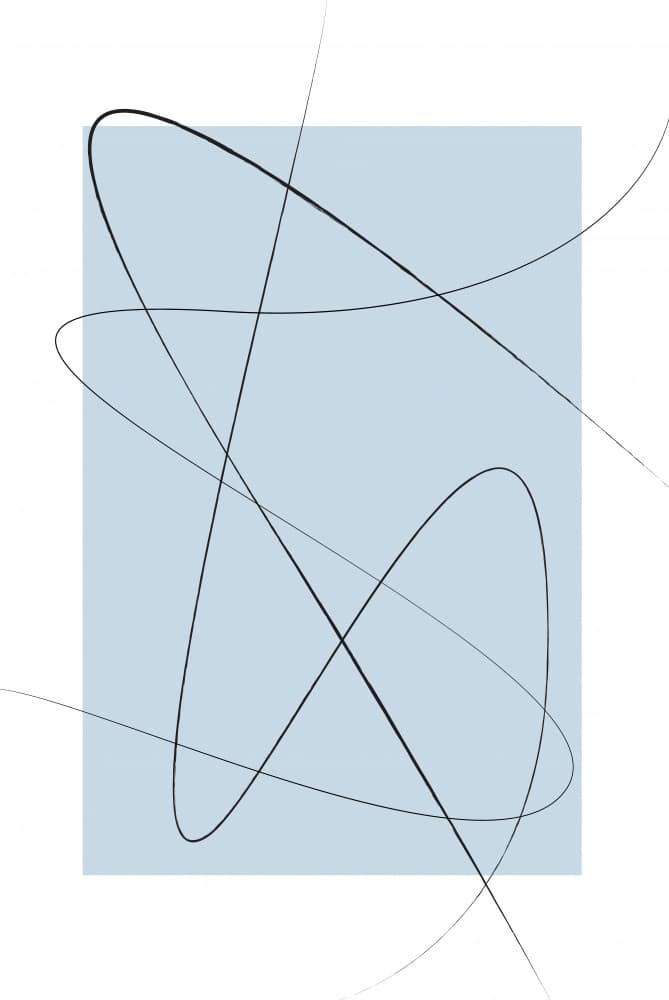 Fluid Abstract Lines by Oju Design — canvas wall art