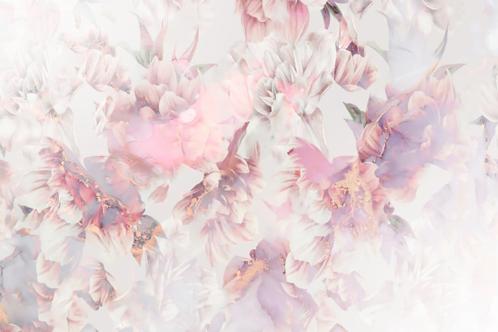 Soft Pastel Blooms by Rafal Kulik — canvas wall art