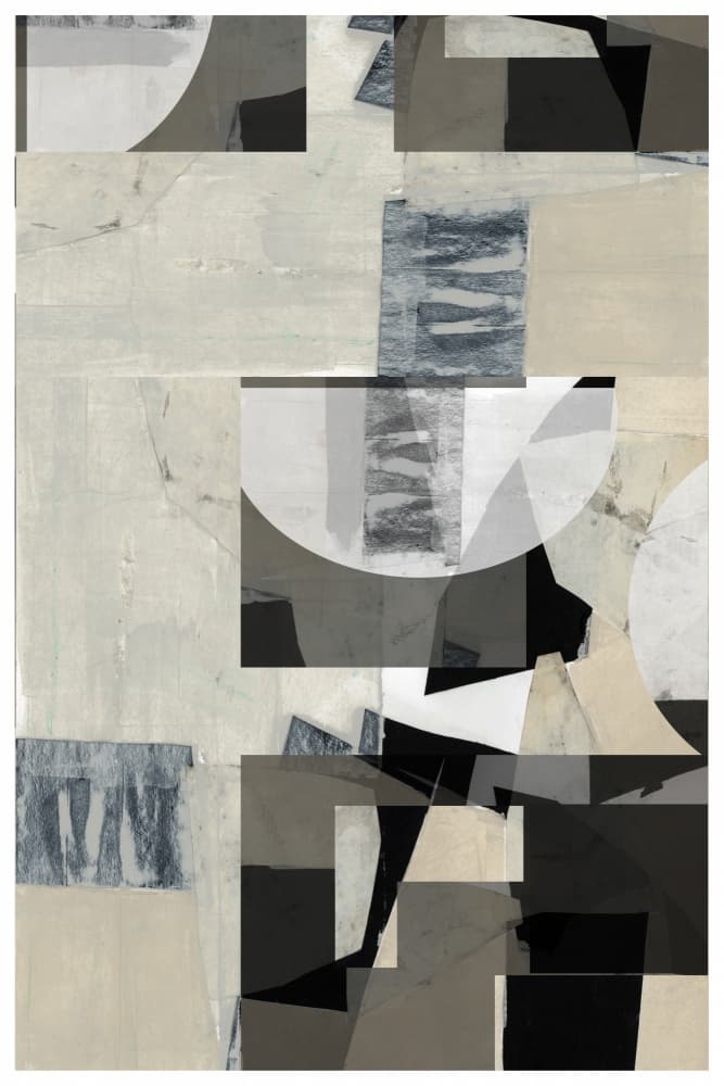 Layered Geometric Abstract by cartissi — canvas wall art