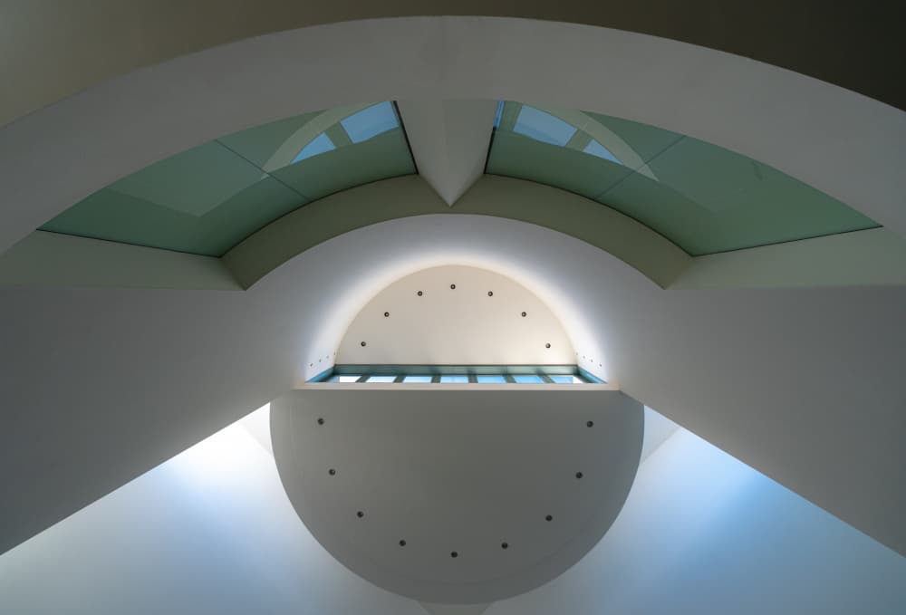 Curved Architectural Light by Kilian CabGuy — canvas wall art