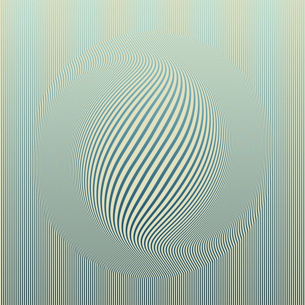 Optical Sphere Illusion by Angelo Cerantola — canvas wall art