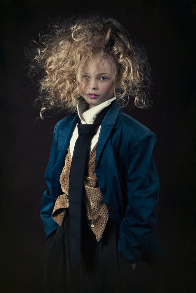 Wild Hair Fashion Kid by Carola Kayen-Mouthaan — canvas wall art