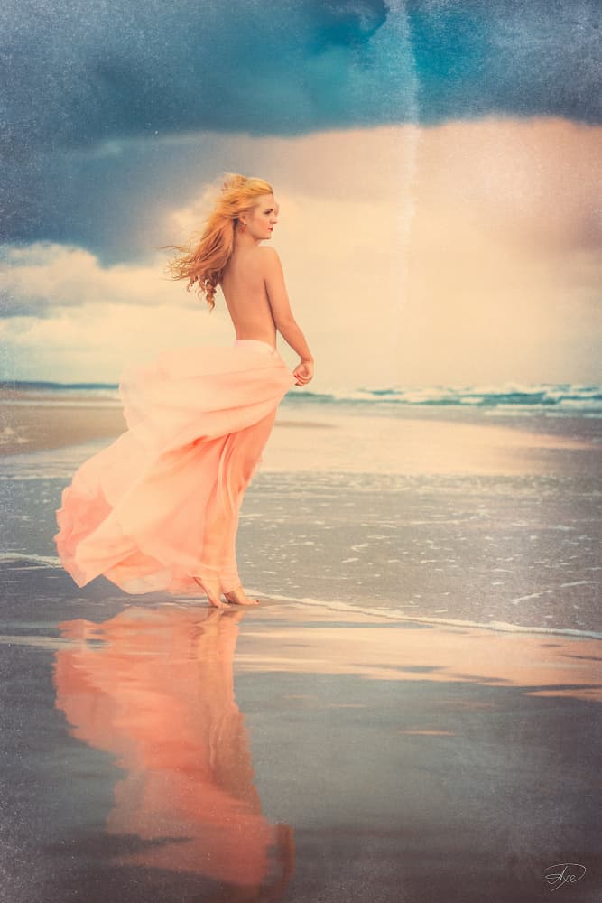 Ethereal Beach Flow by Ruslan Bolgov — canvas wall art