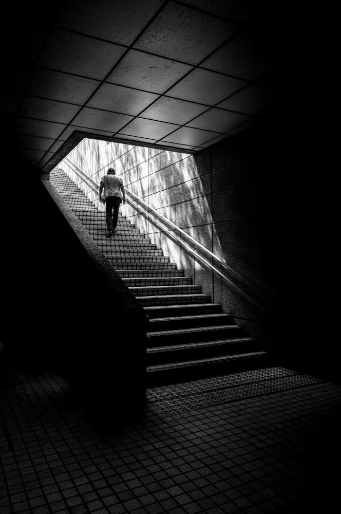 Urban Ascent Light by Yuzo Fujii — canvas wall art