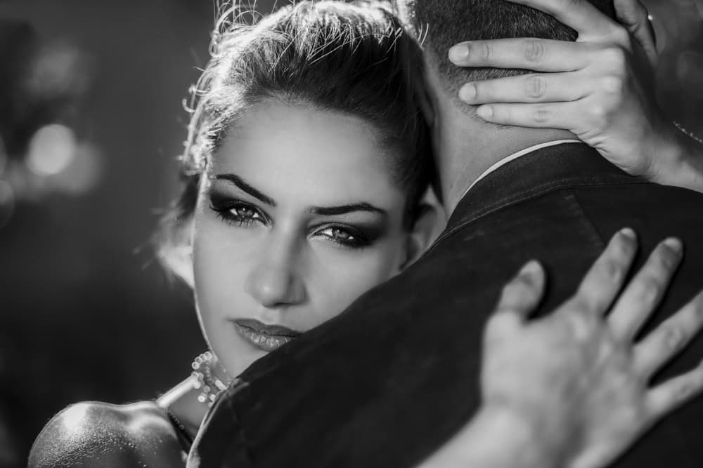 Mysterious Embrace by Peppe Tambè — canvas wall art