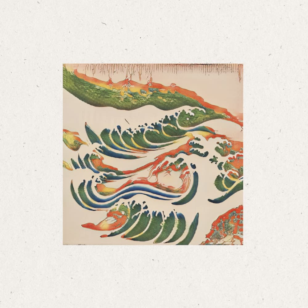 Serpentine Wavescape by THE MIUUS STUDIO — canvas wall art
