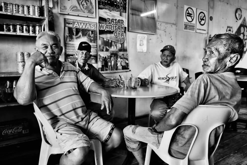 Local Cafe Friends by Kieron Long — canvas wall art
