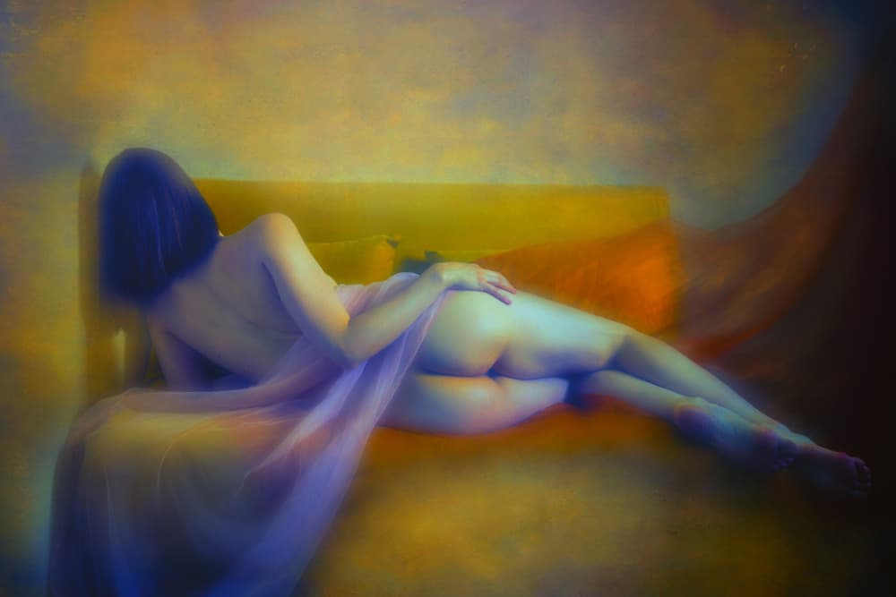 Dreamlike Nude Form by Hardik Pandya — canvas wall art