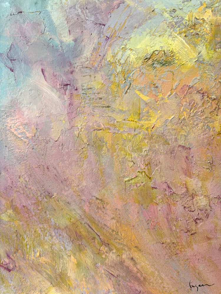 Pastel Pink Dreams by Dorothy Fagan — canvas wall art