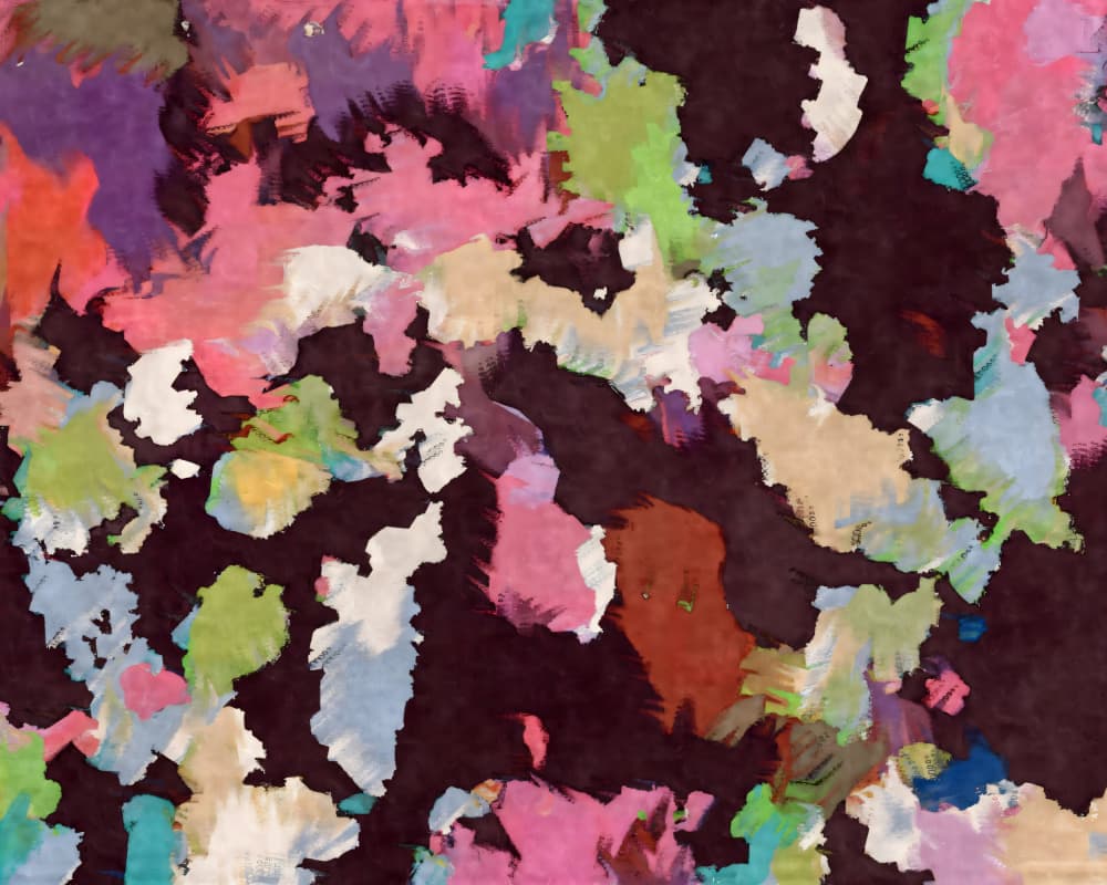 Colorful Abstract Strokes by Uma Gokhale — canvas wall art