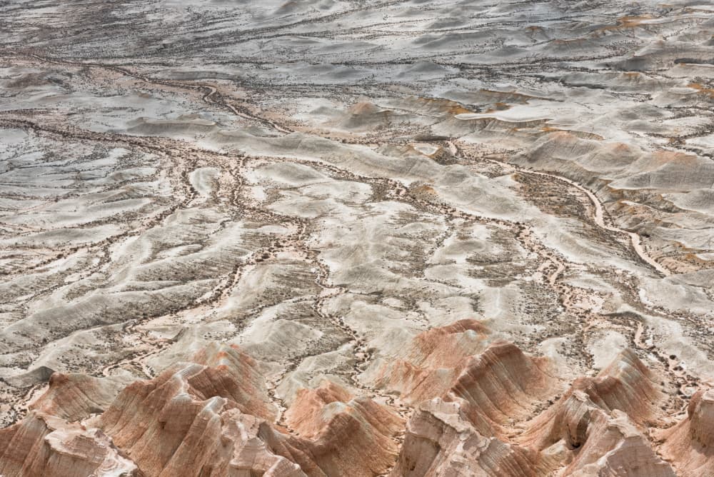 Eroded Badlands Landscape by Photolovers — canvas wall art