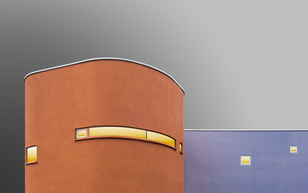 Modern Architectural Curves by Rolf Endermann — canvas wall art