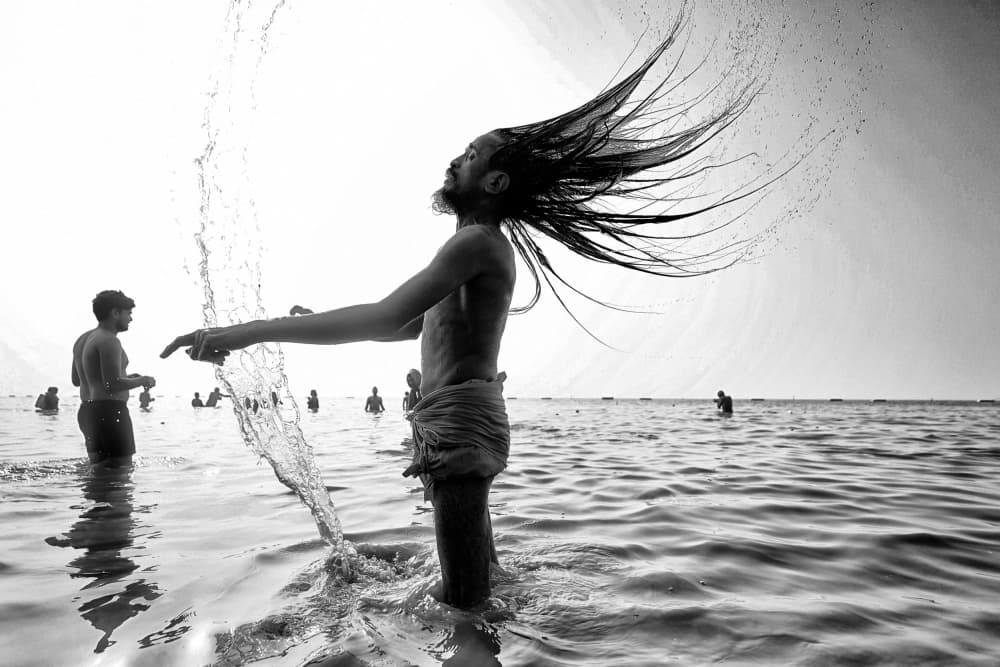 Spiritual Waters Blessing by Avishek Das — canvas wall art