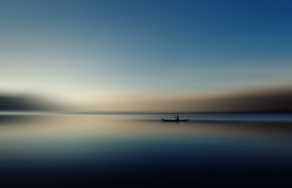Lone Kayaker Serenity