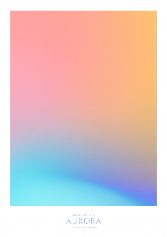 Soft Aurora Gradient by RS LAB STUDIO — canvas wall art