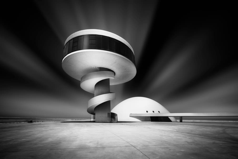 Modern Spiral Architecture by Jorge Ruiz Dueso — canvas wall art