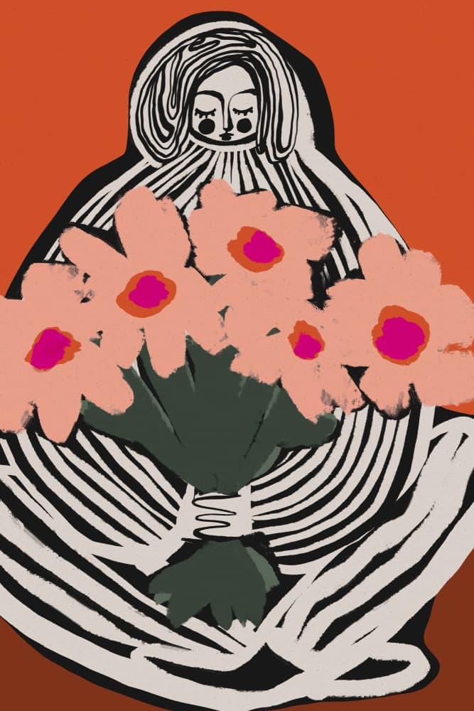 My Lovely Flowers by Treechild — canvas wall art
