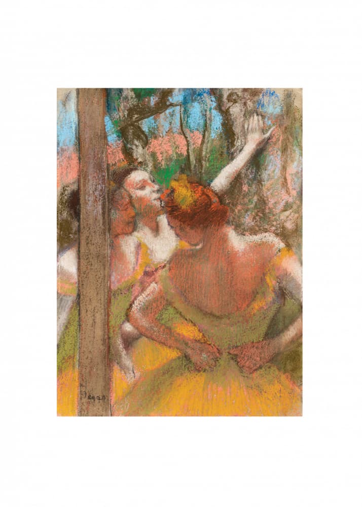 Dancers No.2 by Edgar Degas — canvas wall art