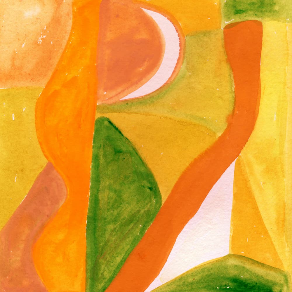 Vibrant Organic Shapes by Sharyn Bursic — canvas wall art