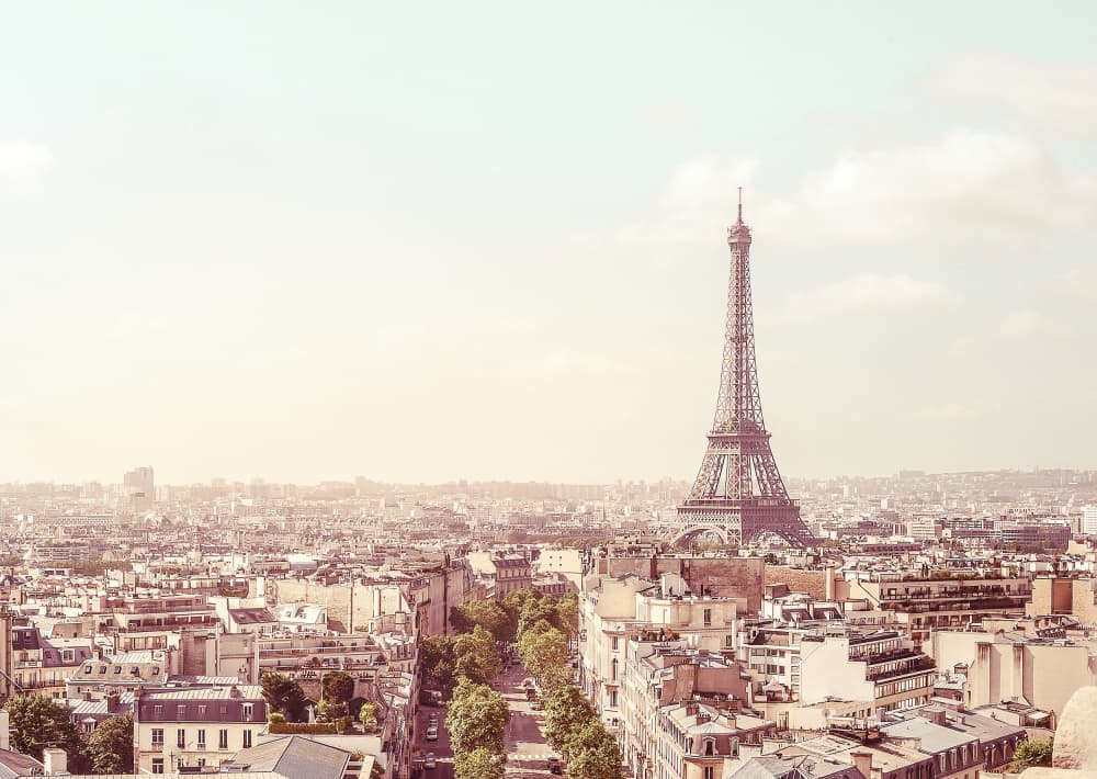 Iconic Paris View by Talitha McQueen — canvas wall art