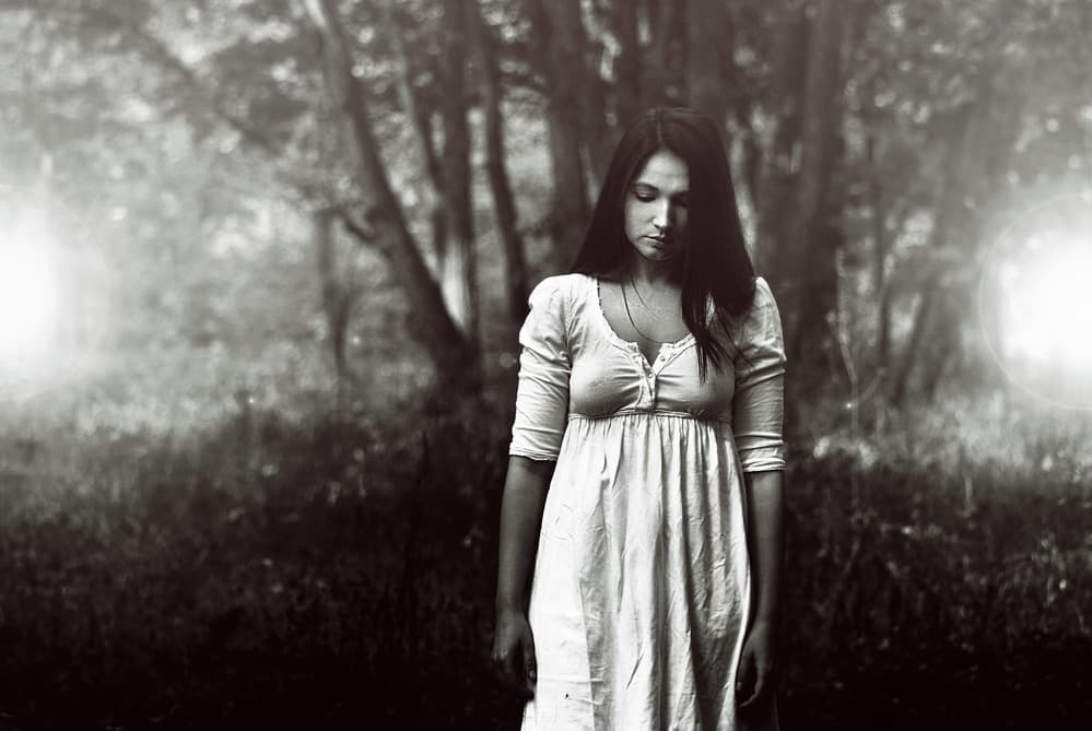 Ethereal Forest Girl by Catalin Alexandru — canvas wall art
