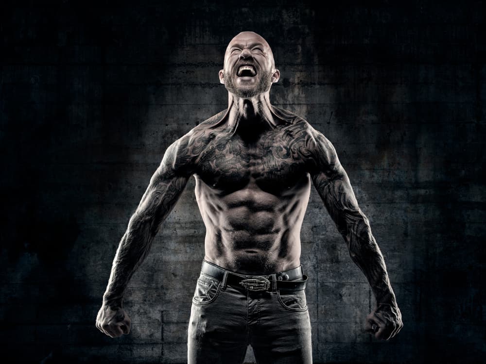 Powerful Rage Shout by Petri Damstén — canvas wall art