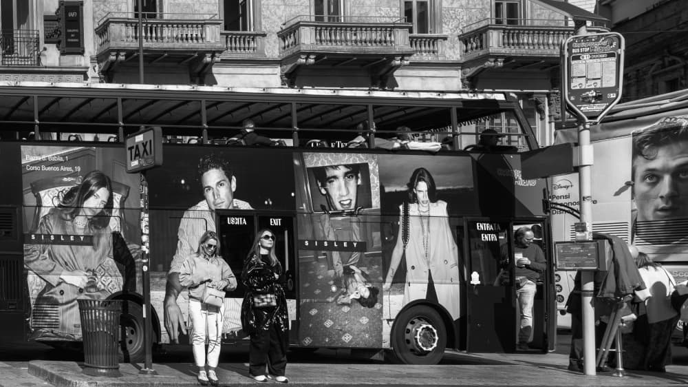 Urban Transit Fashion by Leah Guo — canvas wall art
