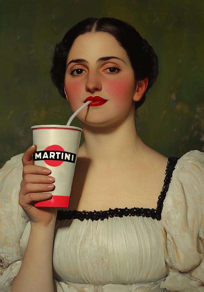 Casual Martini by Dikhotomy — canvas wall art