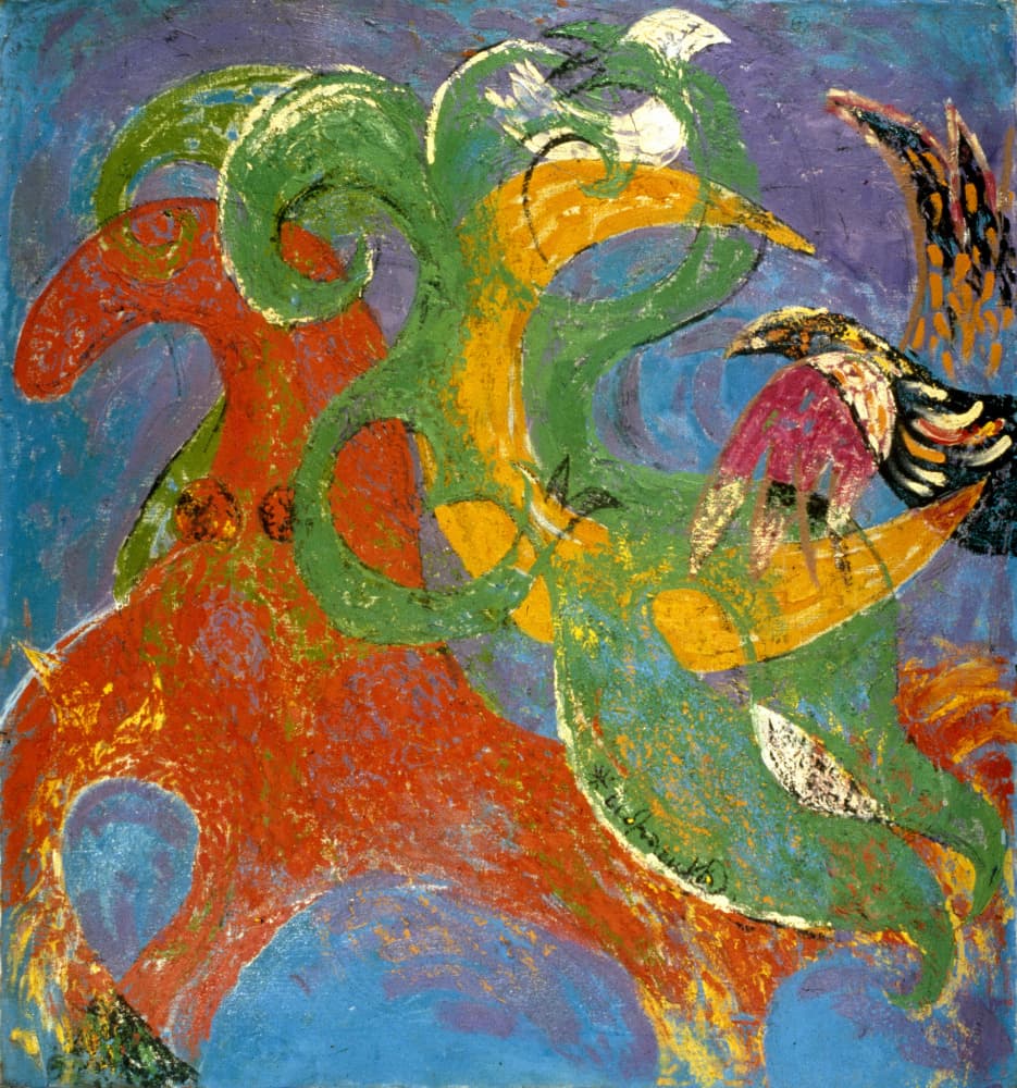 Vibrant Abstract Animals by Kanat Ibragimov — canvas wall art