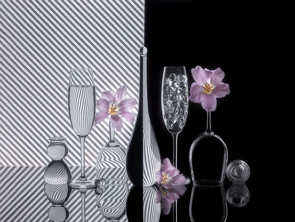 Modern Still Life Refraction by Alice Sheng — canvas wall art
