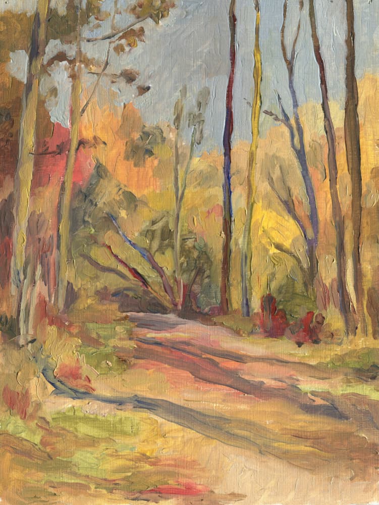 Peaceful Autumn Path by Catalina Somolinos — canvas wall art