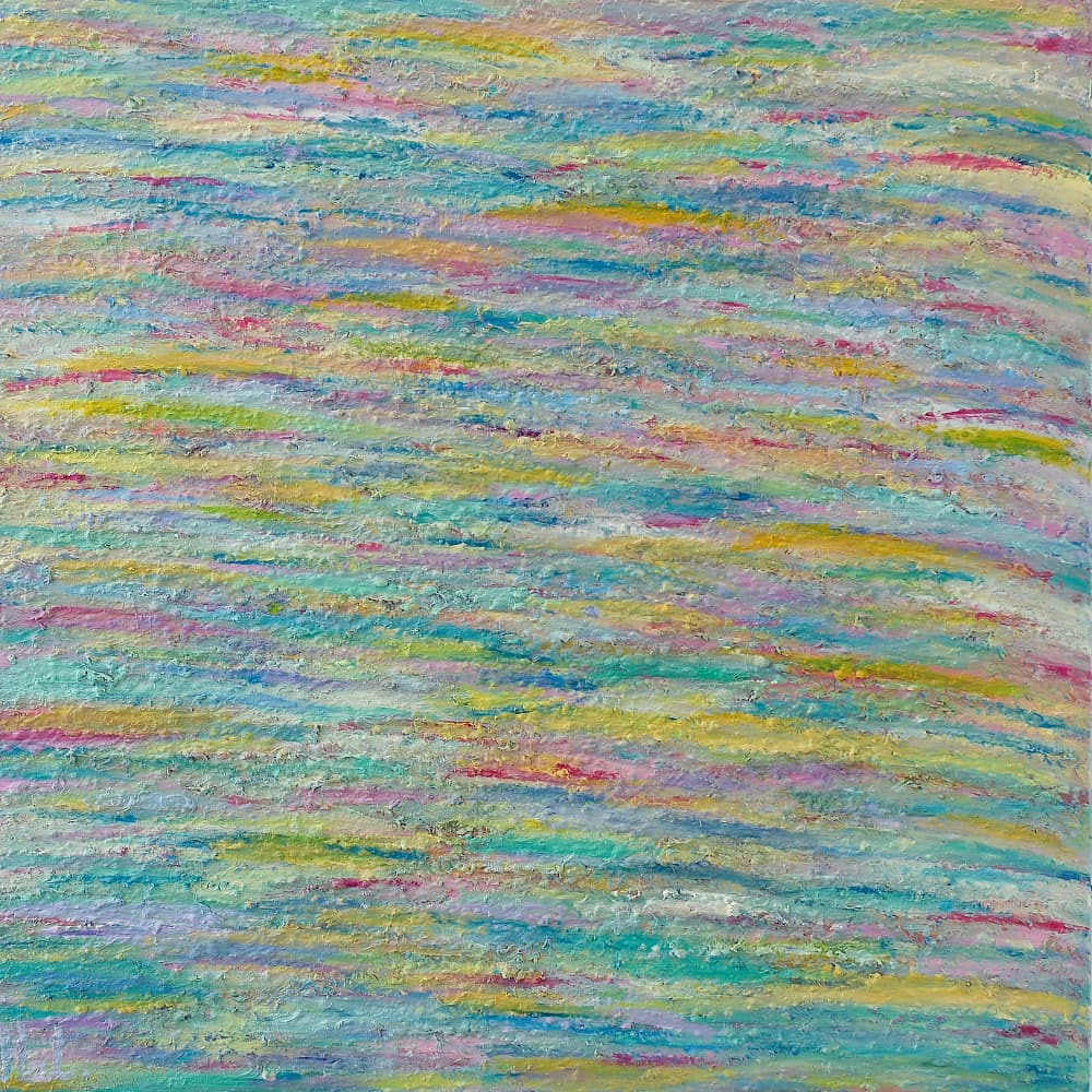 Dreamy Pastel Strokes by Helen Joynson — canvas wall art