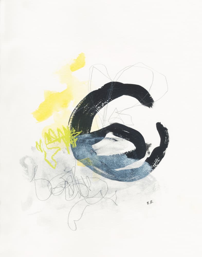 Dynamic Abstract Swirl by Bronwyn Baker — canvas wall art