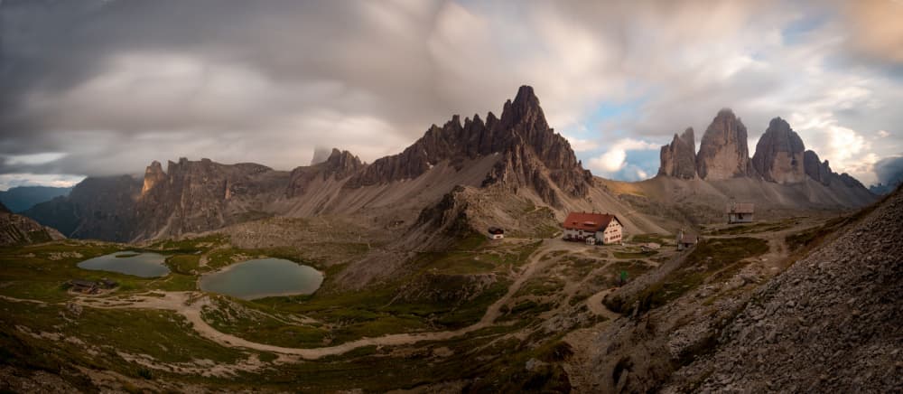 Alpine Peaks And Lakes by Radojica Jevric fotorax — canvas wall art