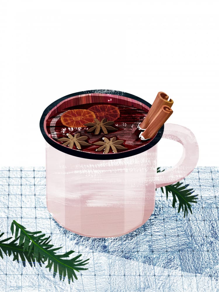 Mulled Wine by Goed Blauw — canvas wall art
