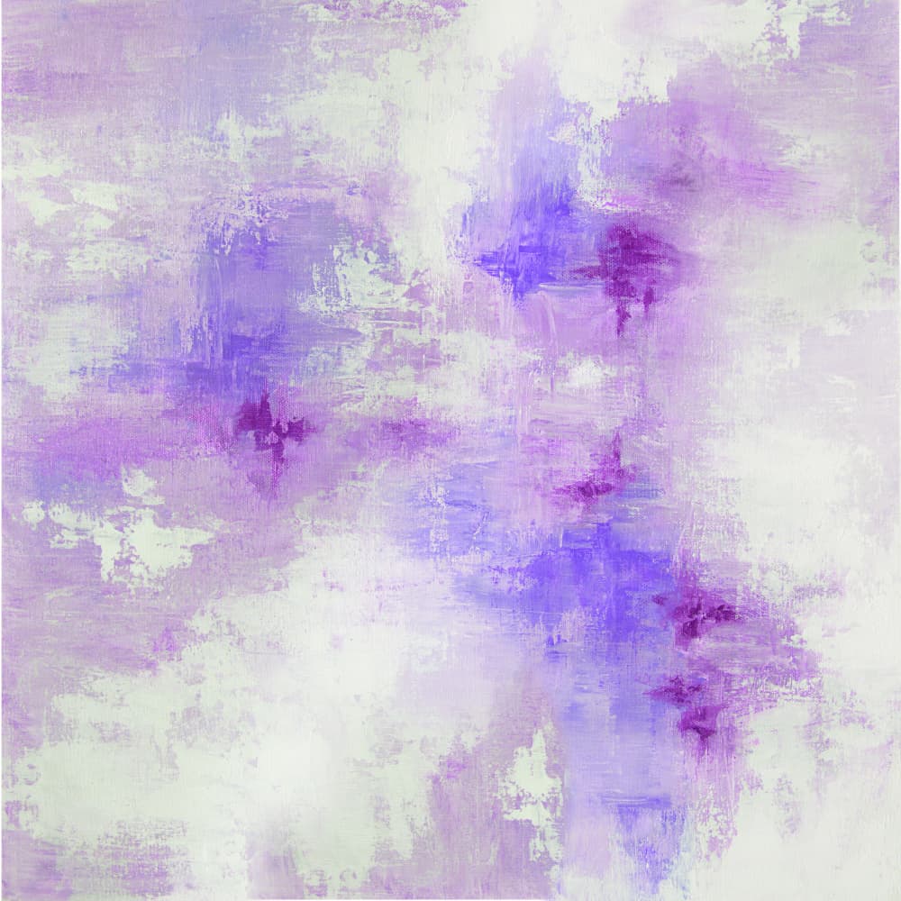 Violet Haze Abstract by Alyson Storms — canvas wall art