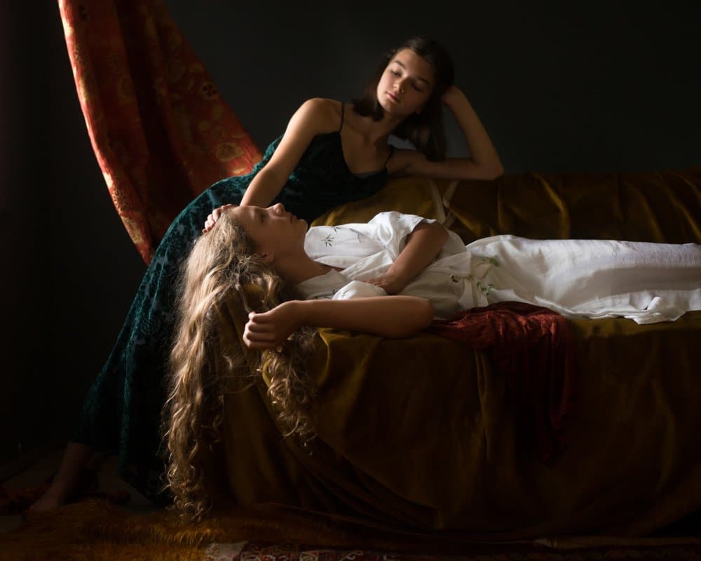 Tender Repose by Małgorzata Masarz — canvas wall art