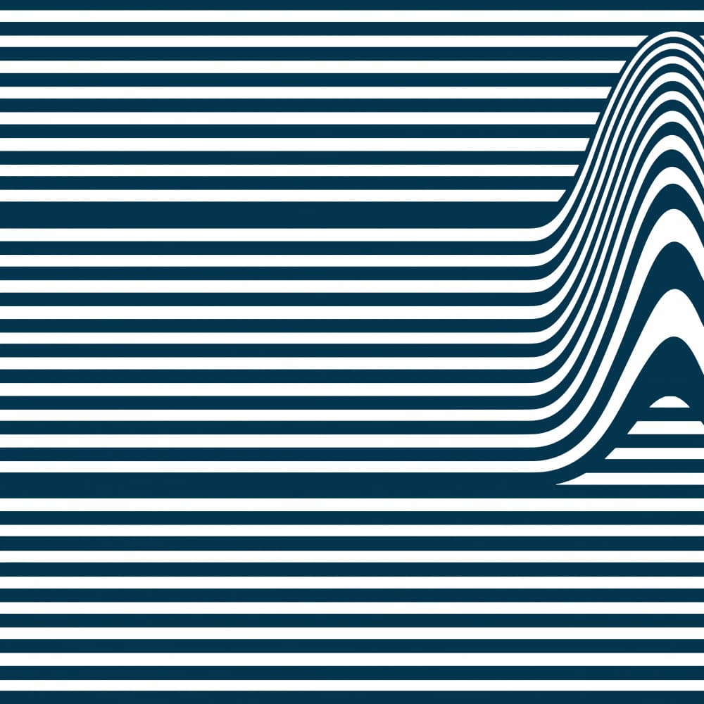 Wavy Line Illusion by Carlos Perez Del Moro — canvas wall art