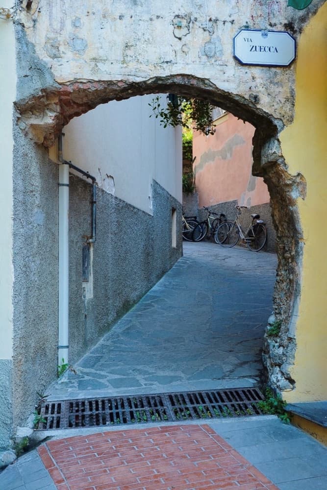 Via Zecca Archway by Del Mundo Imagery — canvas wall art