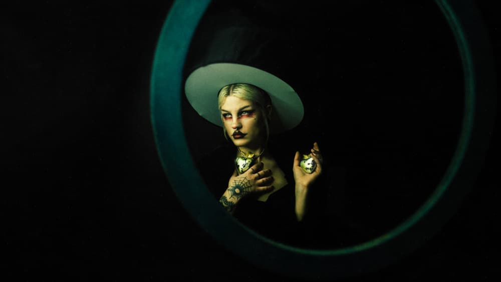 Mysterious Witch Portrait by Moreno — canvas wall art