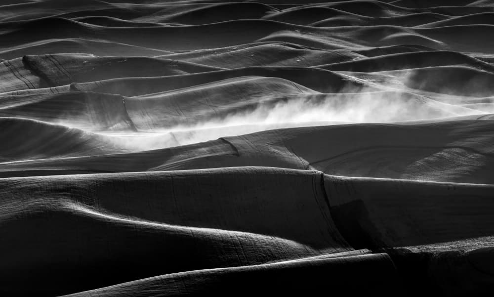 Wind Swept Rolling Hills by Joanna W — canvas wall art