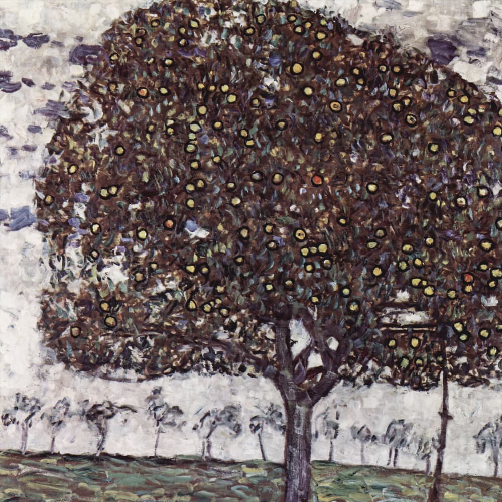 Der Apfelbaum (1916) by Gustav Klimt — canvas wall art