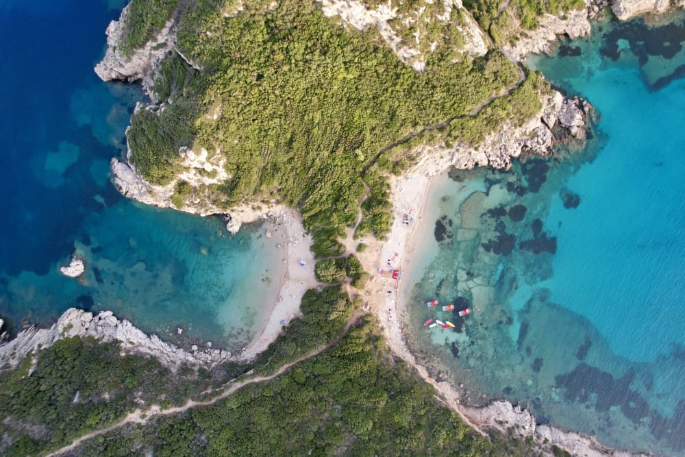 Tropical Coastline Paradise by Martin Blahák — canvas wall art