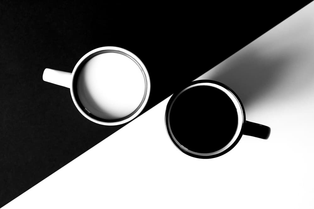 Coffee Milk Duality by Thierry Lagandré (Transgressed Light) — canvas wall art